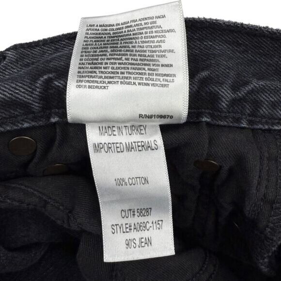 Agolde 90s Mid Rise Loose In Vagabond Size 23 - Picture 8 of 8